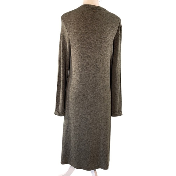 Soft Surroundings Soft Knit Duster Cardigan Green Size Medium - Picture 4 of 9